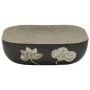 Rectangular countertop washbasin gray black ceramic 48x37.5x13.5 cm by , Sinks - Ref: Foro24-155098, Price: 160,77 €, Discoun...