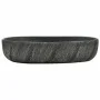 Lavabo sobre encimera ovalado cerámica negro 59x40x14 cm de , Lavabos - Ref: Foro24-155102, Precio: 146,94 €, Descuento: %