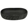 Lavabo sobre encimera ovalado cerámica negro 59x40x14 cm de , Lavabos - Ref: Foro24-155102, Precio: 146,94 €, Descuento: %