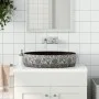 Lavabo de encimera ovalado cerámica negro azul 56,5x36,5x13,5cm de , Lavabos - Ref: Foro24-155114, Precio: 139,79 €, Descuent...