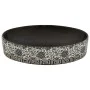 Lavabo de encimera ovalado cerámica negro azul 56,5x36,5x13,5cm de , Lavabos - Ref: Foro24-155114, Precio: 139,79 €, Descuent...