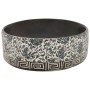 Lavabo de encimera ovalado cerámica negro azul 56,5x36,5x13,5cm de , Lavabos - Ref: Foro24-155114, Precio: 152,22 €