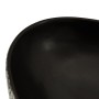 Black blue ceramic oval countertop sink 56.5x36.5x13.5cm by , Sinks - Ref: Foro24-155114, Price: 141,98 €, Discount: %