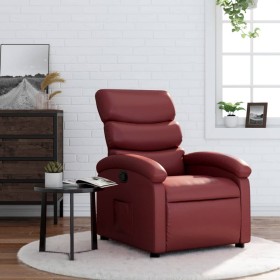 Red Faux Leather Recliner by , Armchairs - Ref: Foro24-371717, Price: 199,03 €, Discount: %