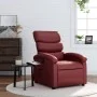 Red Faux Leather Recliner by , Armchairs - Ref: Foro24-371717, Price: 197,07 €, Discount: %