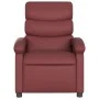 Red Faux Leather Recliner by , Armchairs - Ref: Foro24-371717, Price: 197,07 €, Discount: %