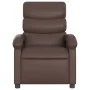 Brown Faux Leather Recliner by , Armchairs - Ref: Foro24-371715, Price: 208,79 €, Discount: %
