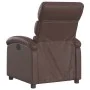 Brown Faux Leather Recliner by , Armchairs - Ref: Foro24-371715, Price: 208,79 €, Discount: %