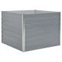 Erhöhtes Pflanzgefäß 100x100x77 cm Stahl verzinkt grau von vidaXL, Töpfe und Pflanzgefäße - Ref: Foro24-42407, Preis: 64,25 €...