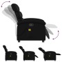 Black synthetic leather reclining massage chair by , Armchairs - Ref: Foro24-371720, Price: 205,11 €, Discount: %