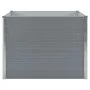Erhöhtes Pflanzgefäß 100x100x77 cm Stahl verzinkt grau von vidaXL, Töpfe und Pflanzgefäße - Ref: Foro24-42407, Preis: 64,25 €...