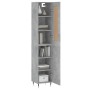 Betongraues Sperrholz-Sideboard 34,5 x 34 x 180 cm von , Sideboards - Ref: Foro24-3200117, Preis: 100,62 €, Rabatt: %