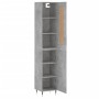 Betongraues Sperrholz-Sideboard 34,5 x 34 x 180 cm von , Sideboards - Ref: Foro24-3200117, Preis: 100,62 €, Rabatt: %