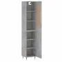 Concrete gray plywood sideboard 34.5x34x180 cm by , Sideboards - Ref: Foro24-3200117, Price: 99,39 €, Discount: %