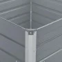 Erhöhtes Pflanzgefäß 100x100x77 cm Stahl verzinkt grau von vidaXL, Töpfe und Pflanzgefäße - Ref: Foro24-42407, Preis: 64,25 €...