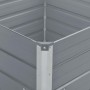 Erhöhtes Pflanzgefäß 100x100x77 cm Stahl verzinkt grau von vidaXL, Töpfe und Pflanzgefäße - Ref: Foro24-42407, Preis: 56,52 €...