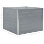 Erhöhtes Pflanzgefäß 100x100x77 cm Stahl verzinkt grau von vidaXL, Töpfe und Pflanzgefäße - Ref: Foro24-42407, Preis: 56,52 €...