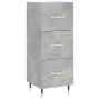 Concrete gray plywood sideboard 34.5x34x180 cm by , Sideboards - Ref: Foro24-3200181, Price: 105,90 €, Discount: %