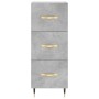 Betongraues Sperrholz-Sideboard 34,5 x 34 x 180 cm von , Sideboards - Ref: Foro24-3200181, Preis: 107,19 €, Rabatt: %