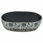 Black and blue ceramic oval countertop sink 47x33x13 cm by , Sinks - Ref: Foro24-155070, Price: 138,70 €, Discount: %
