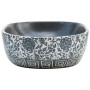 Black and blue ceramic oval countertop sink 47x33x13 cm by , Sinks - Ref: Foro24-155070, Price: 138,70 €, Discount: %