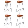 Küchenhocker 4 Einheiten braunes Echtleder von , Küchenhocker - Ref: Foro24-276363, Preis: 377,71 €, Rabatt: %
