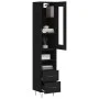 Schwarzer Sperrholz-Schrank 34,5x34x180 cm von , Sideboards - Ref: Foro24-3199330, Preis: 108,43 €, Rabatt: %