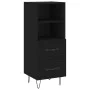 Schwarzer Sperrholz-Schrank 34,5x34x180 cm von , Sideboards - Ref: Foro24-3199330, Preis: 108,43 €, Rabatt: %