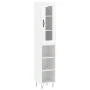Hoher Schrank aus weißem Sperrholz 34,5x34x180 cm. von , Sideboards - Ref: Foro24-3199393, Preis: 89,33 €, Rabatt: %