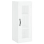 Hoher Schrank aus weißem Sperrholz 34,5x34x180 cm. von , Sideboards - Ref: Foro24-3199393, Preis: 90,45 €, Rabatt: %