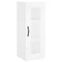 Hoher Schrank aus weißem Sperrholz 34,5x34x180 cm. von , Sideboards - Ref: Foro24-3199457, Preis: 99,75 €, Rabatt: %