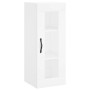 Hoher Schrank aus weißem Sperrholz 34,5x34x180 cm. von , Sideboards - Ref: Foro24-3199457, Preis: 101,01 €, Rabatt: %