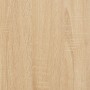 Aparador de madera contrachapada roble Sonoma 34,5x34x180 cm