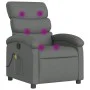 Sillón de masaje reclinable de tela gris oscuro by , Armchairs - Ref: Foro24-371702, Price: 206,27 €, Discount: %