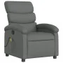 Sillón de masaje reclinable de tela gris oscuro by , Armchairs - Ref: Foro24-371702, Price: 206,27 €, Discount: %