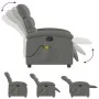 Sillón de masaje reclinable de tela gris oscuro by , Armchairs - Ref: Foro24-371702, Price: 206,27 €, Discount: %