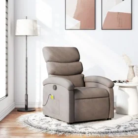 Ruhesessel mit grau-taupefarbenem Stoffbezug und Massagefunktion von , Sessel - Ref: Foro24-371709, Preis: 205,75 €, Rabatt: %