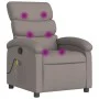 Sillón de masaje reclinable de tela gris taupé de , Sillones - Ref: Foro24-371709, Precio: 205,75 €, Descuento: %