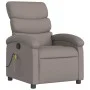 Sillón de masaje reclinable de tela gris taupé de , Sillones - Ref: Foro24-371709, Precio: 205,75 €, Descuento: %