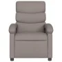 Sillón de masaje reclinable de tela gris taupé de , Sillones - Ref: Foro24-371709, Precio: 205,75 €, Descuento: %