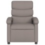 Sillón de masaje reclinable de tela gris taupé by , Armchairs - Ref: Foro24-371709, Price: 208,87 €, Discount: %
