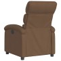 Sillón reclinable de tela marrón by , Armchairs - Ref: Foro24-371693, Price: 191,51 €, Discount: %