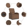 Sillón reclinable de tela marrón by , Armchairs - Ref: Foro24-371693, Price: 191,51 €, Discount: %