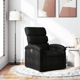 Sillón reclinable de tela negro by , Armchairs - Ref: Foro24-371691, Price: 183,16 €, Discount: %