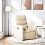 Sillón reclinable de tela crema de , Sillones - Ref: Foro24-371698, Precio: 190,05 €, Descuento: %
