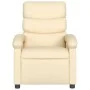 Sillón reclinable de tela crema de , Sillones - Ref: Foro24-371698, Precio: 190,05 €, Descuento: %