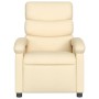 Sillón reclinable de tela crema by , Armchairs - Ref: Foro24-371698, Price: 192,90 €, Discount: %