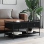 Schwarzer Couchtisch aus Spanplatte 99x50x50 cm von , Couchtisch - Ref: Foro24-833960, Preis: 72,59 €, Rabatt: %