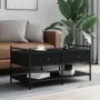 Schwarzer Couchtisch aus Spanplatte 99x50x50 cm von , Couchtisch - Ref: Foro24-833960, Preis: 71,72 €, Rabatt: %