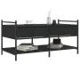 Schwarzer Couchtisch aus Spanplatte 99x50x50 cm von , Couchtisch - Ref: Foro24-833960, Preis: 71,72 €, Rabatt: %